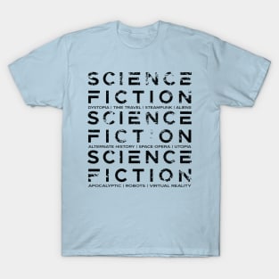 Science Fiction Typography T-Shirt